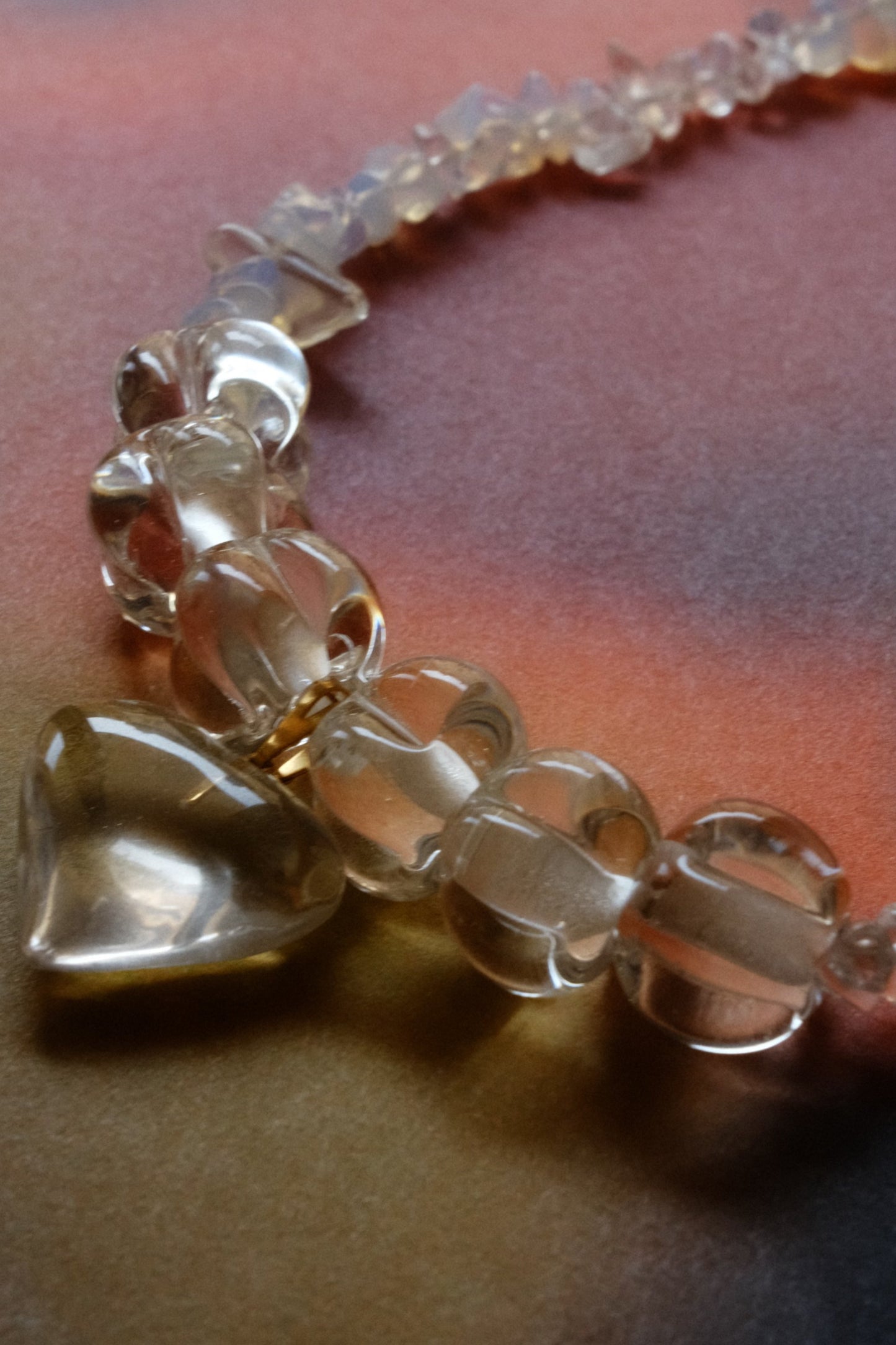 Heart of gold necklace