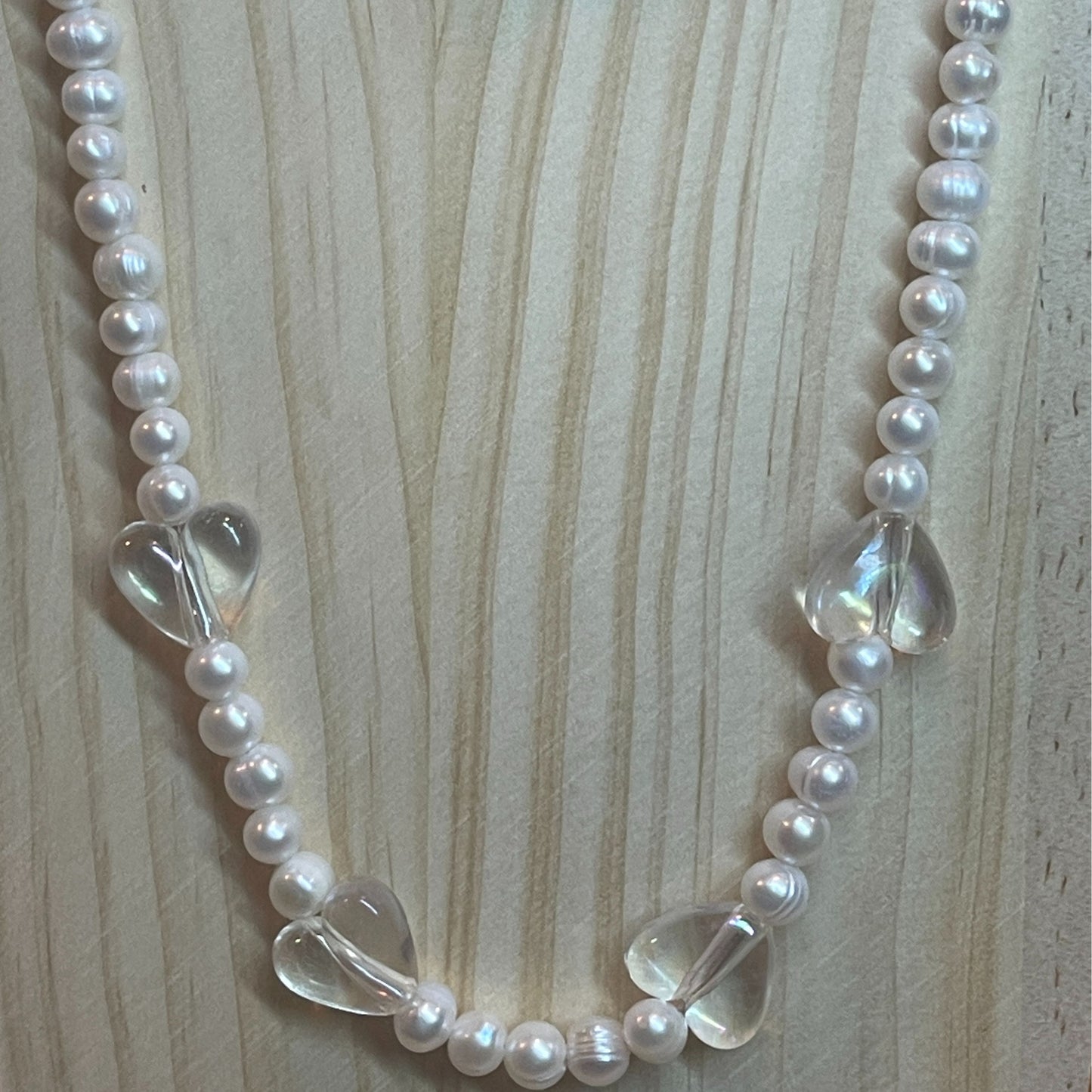 Pearl Hearted Necklace