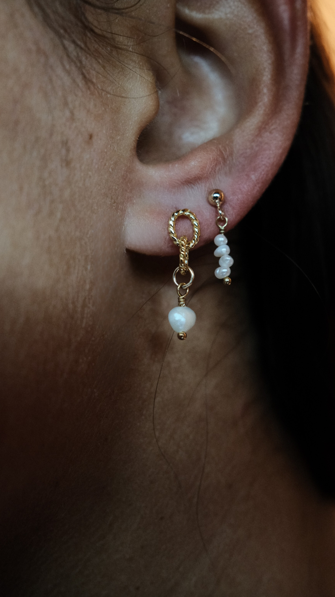 Pearl's Rib Earrings